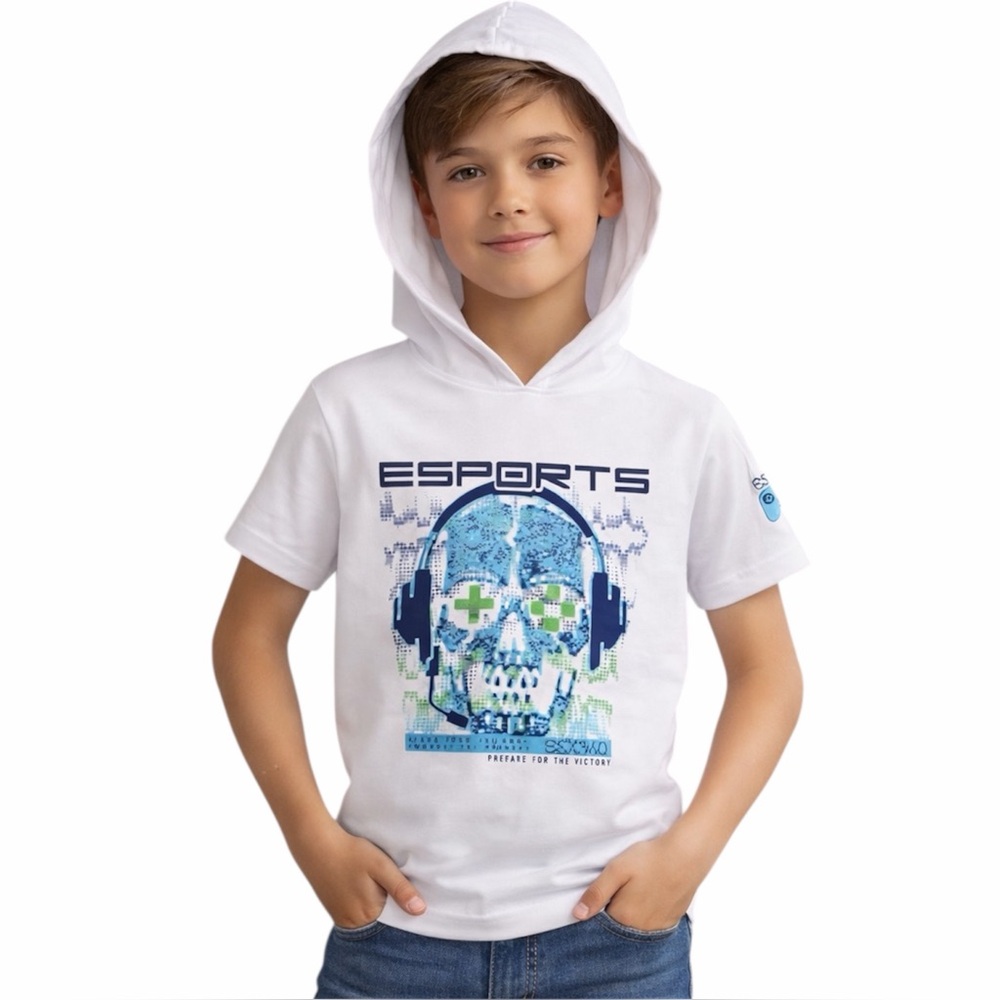 Hooded Gamer Graphic Tee